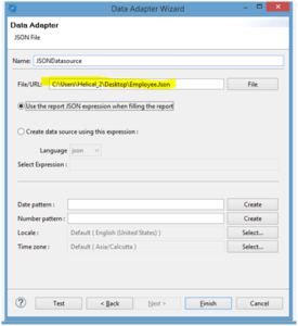 JSON file Location