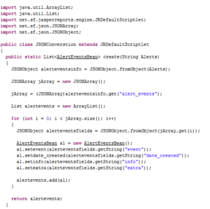 JSON Converstion