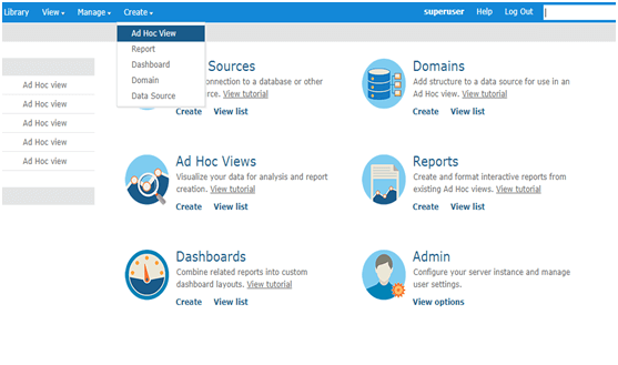 Create and select Ad hoc 