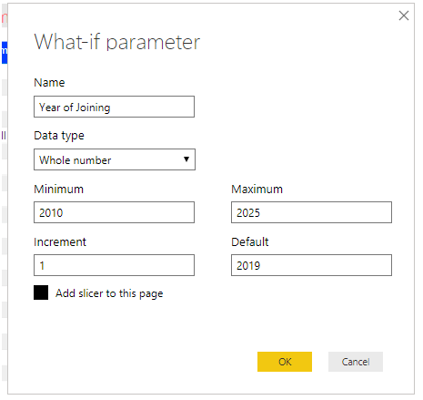 WhatIf Parameter