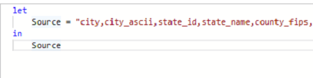 Power BI Local Data Source
